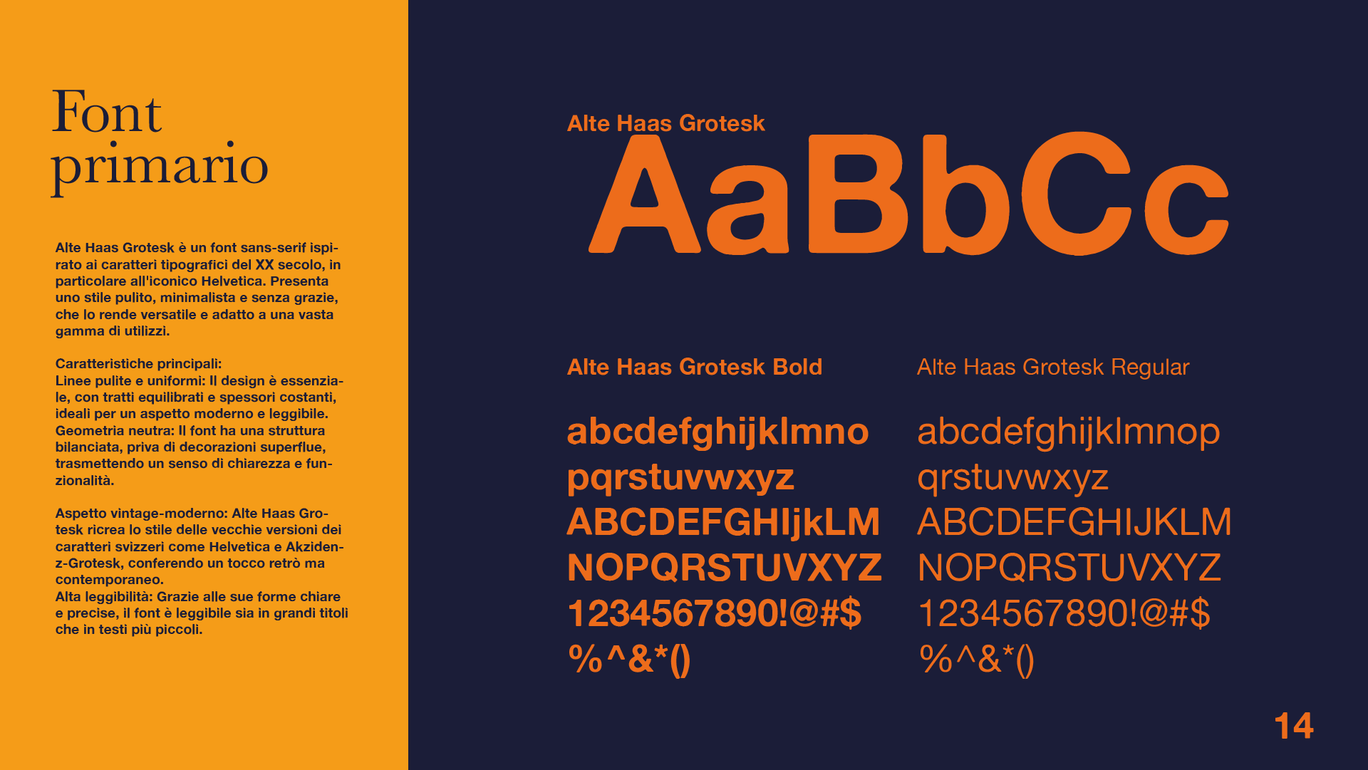 prima scelta tipografica per il brand MeditActive